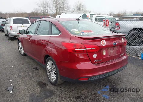 2017 Ford Focus Titanium from USA, damaged, VIN 1FADP3J25HL218868